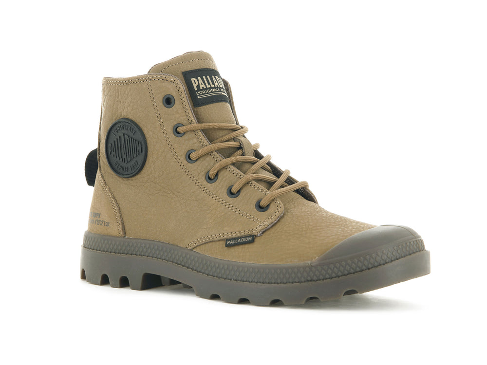 Botas De Invierno Palladium PAMPA HI SUPPLY LEATHER Mujer Marrones | Costa Rica-30547